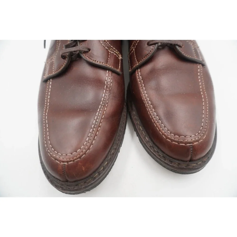 Allen Edmonds Men Wilbert Oxford Split Toe Shoe 1930 Brown 10 D Handcrafted USA